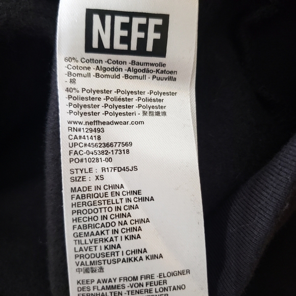 Neff x Disney Jessie Black Crewneck Sweatshirt Womens Size XS Black Graphic - Picture 4 of 7